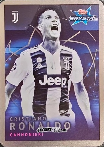 Figurina Cristiano Ronaldo - UEFA Champions League 2018-2019. Crystal n. 112 - Topps