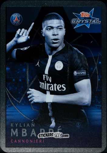 Sticker Kylian Mbappé - UEFA Champions League 2018-2019. Crystal n. 116 - Topps