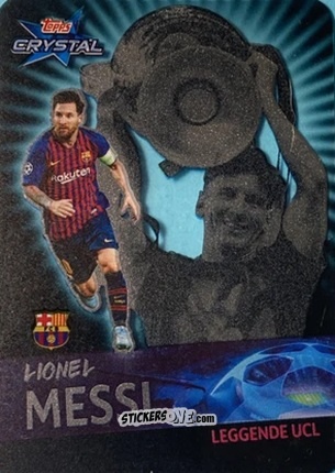 Cromo Lionel Messi - UEFA Champions League 2018-2019. Crystal n. 122 - Topps