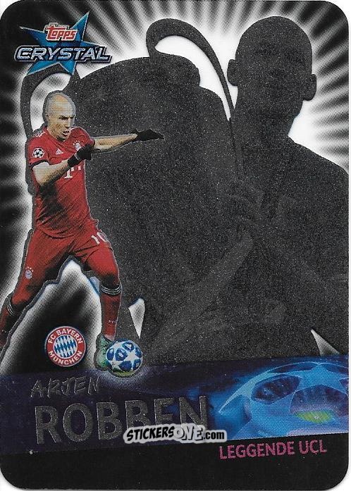 Figurina Arjen Robben - UEFA Champions League 2018-2019. Crystal n. 125 - Topps