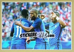 Figurina Djibril Sidibé en action - Team France 2018. Fiers d'être Bleus n. 23 - Panini