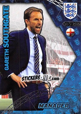 Figurina Gareth Southgate - England 2018. Adrenalyn XL n. 99 - Panini