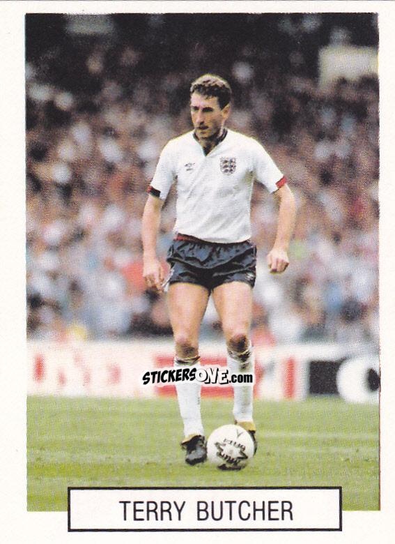 Figurina Terry Butcher - Fotboll VM 90 n. 355 - Semic