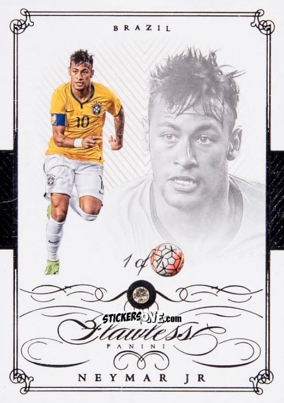 Figurina Neymar Jr. - Flawless Soccer 2016 n. 15 - Panini