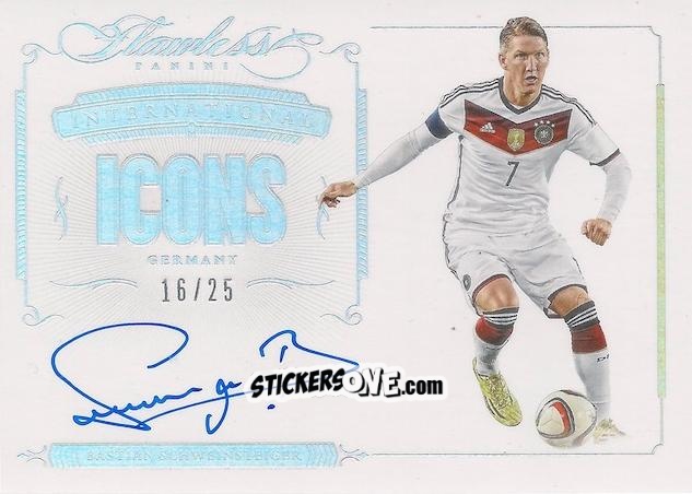 Cromo Bastian Schweinsteiger - Flawless Soccer 2016 n. II-BS - Panini