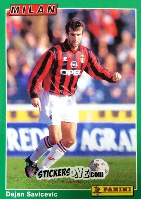 Cromo Dejan Savicevic - Calcio Cards 1994-1995 n. 72 - Panini