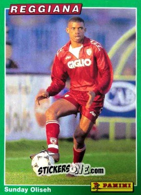 Cromo Sunday Oliseh - Calcio Cards 1994-1995 n. 96 - Panini