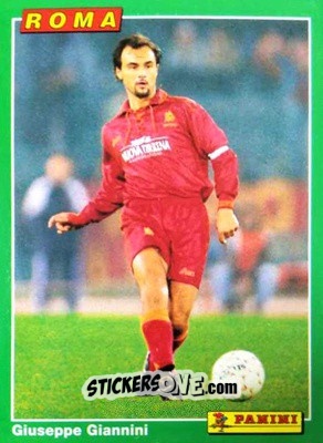 Figurina Giuseppe Giannini - Calcio Cards 1994-1995 n. 101 - Panini