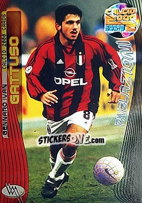 Figurina Ivan Gattuso - Calcio Cards 1999-2000. Serie 2 n. 47 - Panini