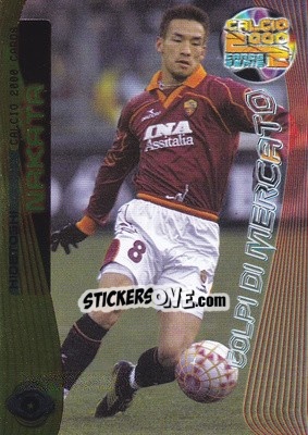 Figurina Hidetoshi Nakata - Calcio Cards 1999-2000. Serie 2 n. 63 - Panini