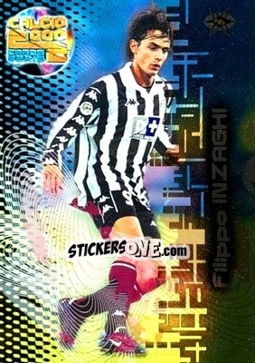 Cromo Filippo Inzaghi - Calcio Cards 1999-2000. Serie 2 n. 76 - Panini