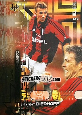 Cromo Mlan (Shevchenko / Bierhoff) - Calcio Cards 1999-2000. Serie 2 n. 89 - Panini