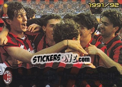 Sticker Scudetti 1991/92
