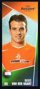 Cromo Rafael van der Vaart - UEFA Euro Portugal 2004. Pocket Collection n. 243 - Panini