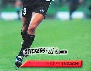 Cromo Filippo Inzaghi - Calcio 1999-2000. Kick Off n. 65 - Merlin