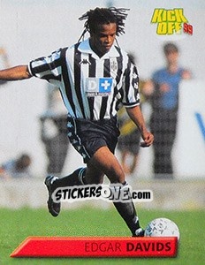 Figurina Edgar Davids - Calcio 1999-2000. Kick Off n. 70 - Merlin