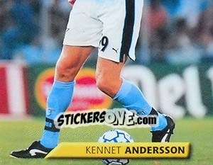 Cromo Kennet Andersson - Calcio 1999-2000. Kick Off n. 77 - Merlin