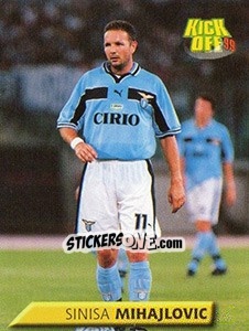 Cromo Sinisa Mihajlovic - Calcio 1999-2000. Kick Off n. 78 - Merlin