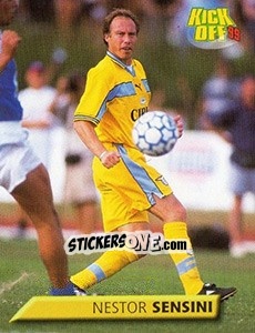 Figurina Nestor Sensini - Calcio 1999-2000. Kick Off n. 81 - Merlin