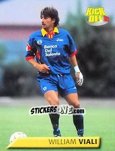 Figurina William Viali - Calcio 1999-2000. Kick Off n. 91 - Merlin