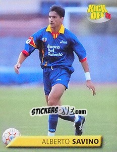Cromo Alberto Savino - Calcio 1999-2000. Kick Off n. 93 - Merlin