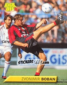 Cromo Zvonimir Boban - Calcio 1999-2000. Kick Off n. 105 - Merlin