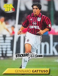 Figurina Gennaro Gattuso - Calcio 1999-2000. Kick Off n. 109 - Merlin