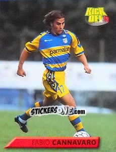 Cromo Fabio Cannavaro - Calcio 1999-2000. Kick Off n. 122 - Merlin