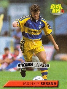Cromo Michele Serena - Calcio 1999-2000. Kick Off n. 127 - Merlin