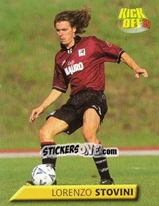 Cromo Lorenzo Stovini - Calcio 1999-2000. Kick Off n. 158 - Merlin