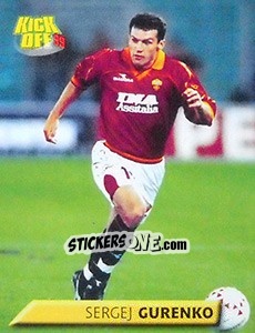 Figurina Sergej Gurenko - Calcio 1999-2000. Kick Off n. 169 - Merlin