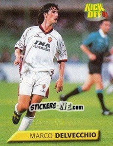 Cromo Marco Delvecchio - Calcio 1999-2000. Kick Off n. 174 - Merlin