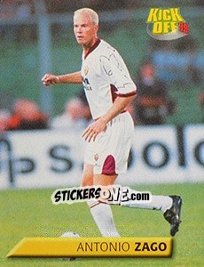 Cromo Antonio Zago - Calcio 1999-2000. Kick Off n. 176 - Merlin