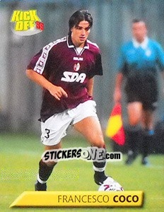 Figurina Francesco Coco - Calcio 1999-2000. Kick Off n. 182 - Merlin