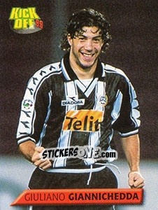 Cromo Giuliano Giannichedda - Calcio 1999-2000. Kick Off n. 196 - Merlin