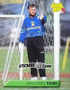 Figurina Massimo Taibi - Calcio 1999-2000. Kick Off n. 202 - Merlin
