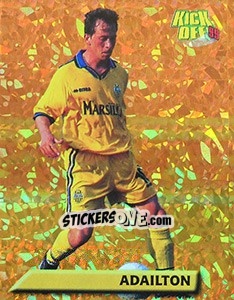 Figurina Adailton - Calcio 1999-2000. Kick Off n. 213 - Merlin