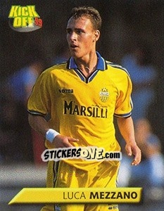 Cromo Luca Mezzano - Calcio 1999-2000. Kick Off n. 218 - Merlin