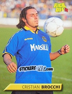 Sticker Cristian Brocchi - Calcio 1999-2000. Kick Off n. 220 - Merlin