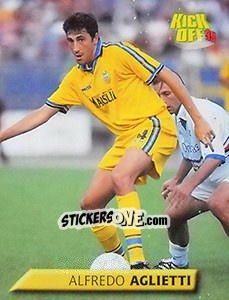Figurina Alfredo Aglietti - Calcio 1999-2000. Kick Off n. 223 - Merlin