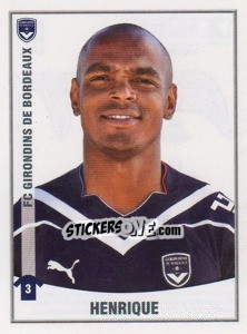 Figurina Henrique - FOOT 2010-2011 n. 62 - Panini