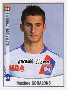 Figurina Maxime Gonalons - FOOT 2010-2011 n. 225 - Panini