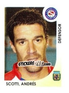 Sticker Scotti Andres - Apertura 2008 n. 3 - Panini