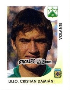 Sticker Lillo Cristian Damian - Apertura 2008 n. 396 - Panini