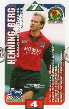 Figurina Henning Berg - Squads Premier League 1996-1997. Pro Edition n. 20 - Subbuteo