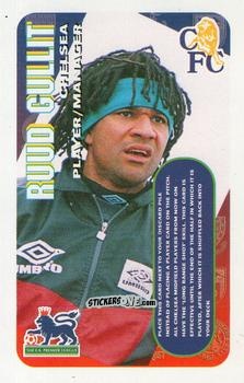 Cromo Ruud Gullit - Squads Premier League 1996-1997. Pro Edition n. 24 - Subbuteo