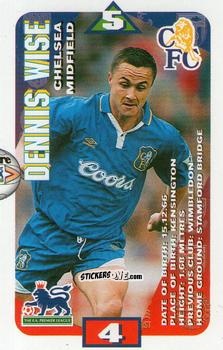 Cromo Dennis Wise - Squads Premier League 1996-1997. Pro Edition n. 27 - Subbuteo