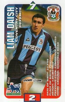 Sticker Liam Daish - Squads Premier League 1996-1997. Pro Edition n. 34 - Subbuteo