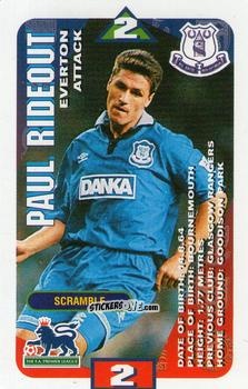 Sticker Paul Rideout - Squads Premier League 1996-1997. Pro Edition n. 51 - Subbuteo
