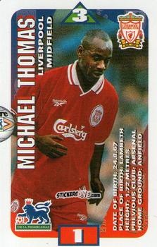 Figurina Michael Thomas - Squads Premier League 1996-1997. Pro Edition n. 70 - Subbuteo